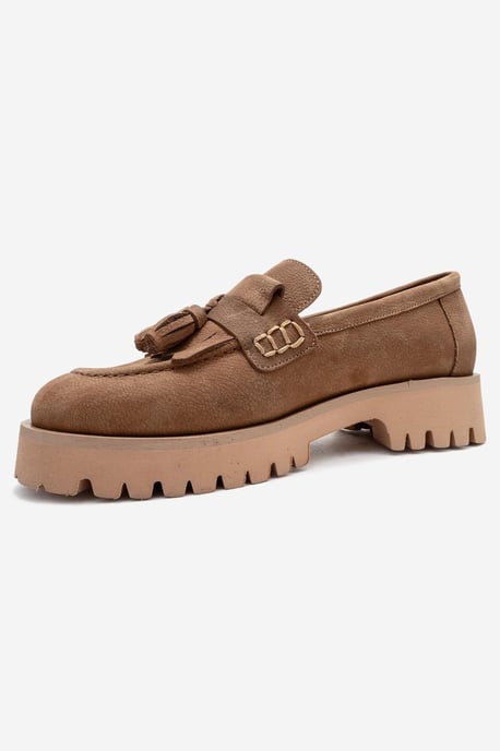 Poen Leder Quaste Loafer Damen - Image 4