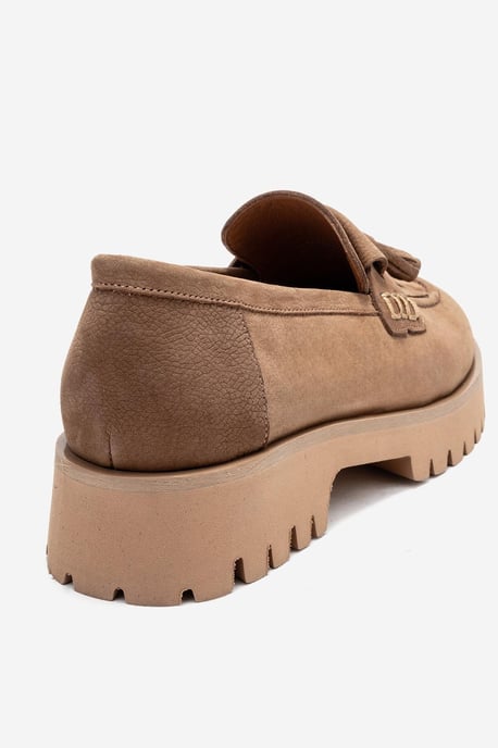 Poen Leder Quaste Loafer Damen - Image 5