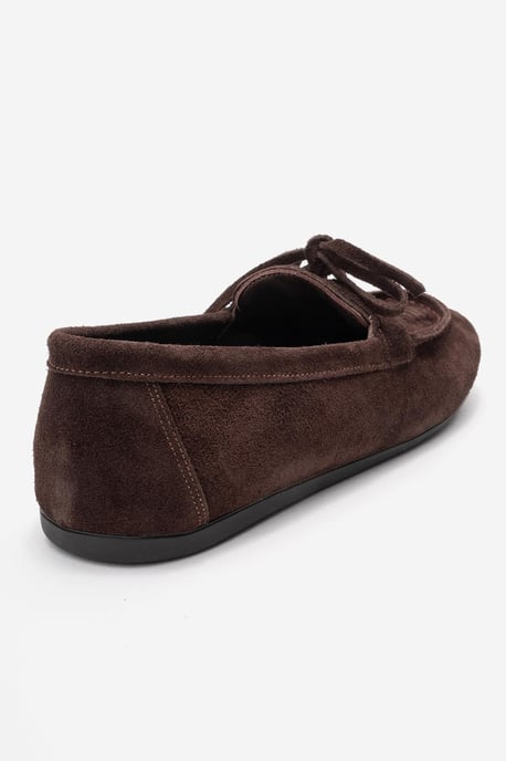 Lorven Leder Schnürung Loafer Damen - Image 5