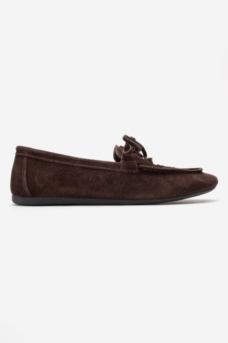 Lorven Leder Schnürung Loafer Damen - Image 6