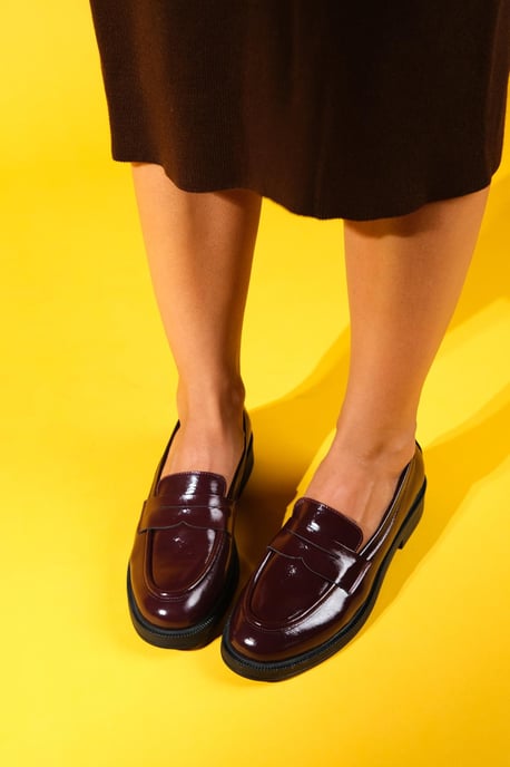 Bree Plateau Penny Leder Loafer Damen - Image 2