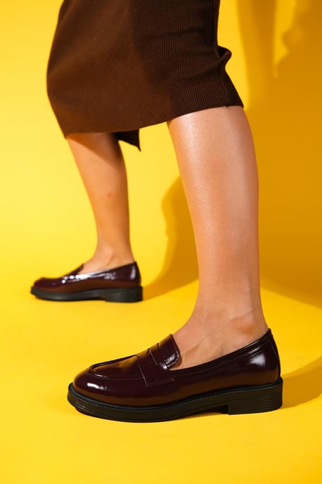 Bree Plateau Penny Leder Loafer Damen - Image 3