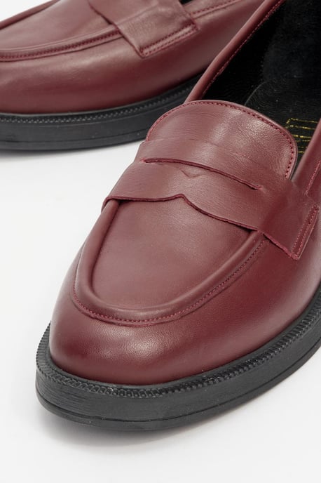 Bree Plateau Penny Leder Loafer Damen - Image 3