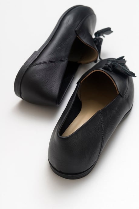 Mona Weich Leder Quaste Loafer Damen - Image 3