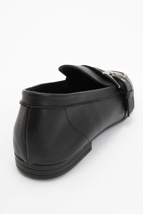 Jade Leder Flach Loafer Damen - Image 3