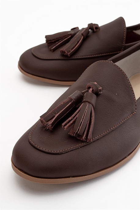 Mona Weich Leder Quaste Loafer Damen - Image 3