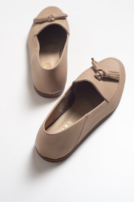 Mona Weich Leder Quaste Loafer Damen - Image 5