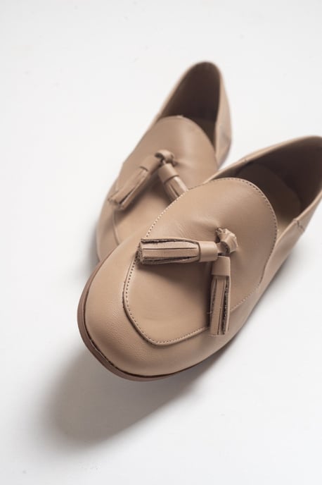 Mona Weich Leder Quaste Loafer Damen - Image 6
