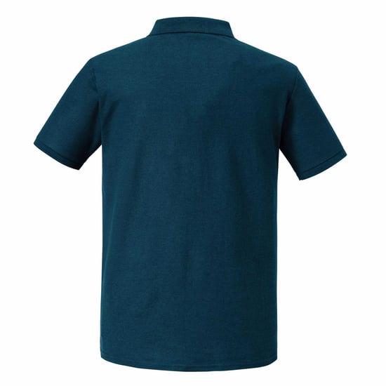 Russell - "Authentic Eco" Poloshirt für Herren (Blaugrün) - Image 2
