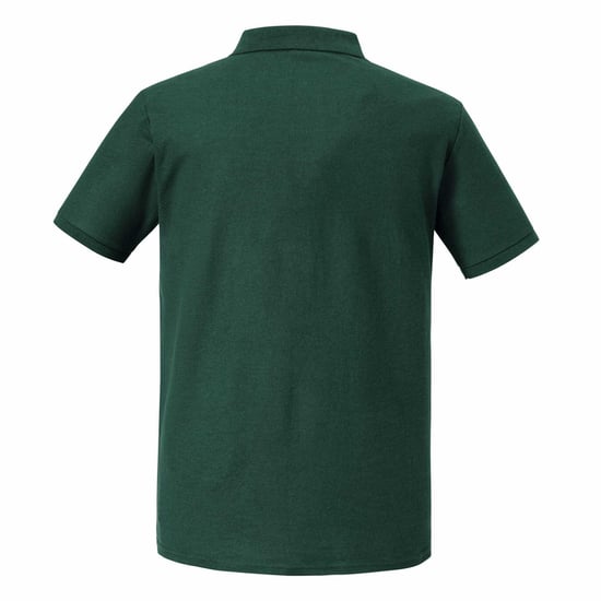 Russell - "Authentic Eco" Poloshirt für Herren (Flaschengrün) - Image 2