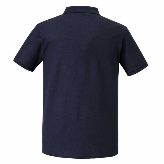 Russell - "Authentic Eco" Poloshirt für Herren (Dunkelblau) - Image 2