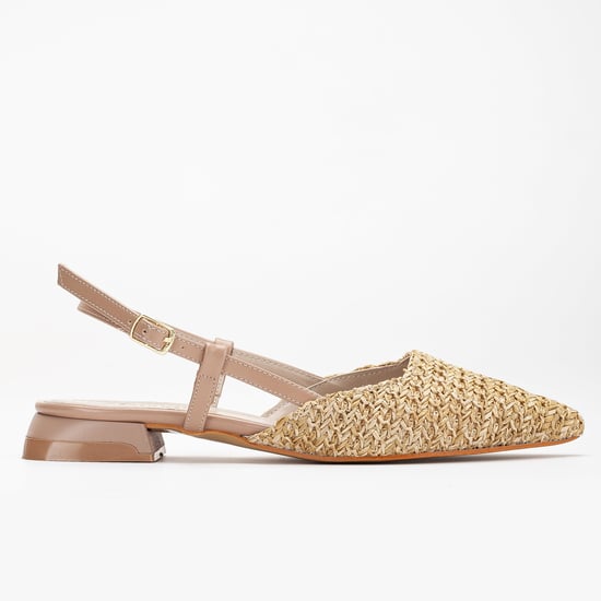 Riley Gewebt Slingback Flache Schuhe - Image 1