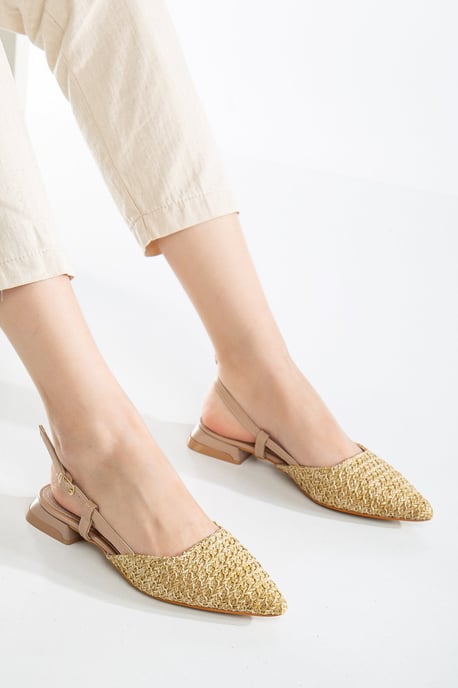 Riley Gewebt Slingback Flache Schuhe - Image 2