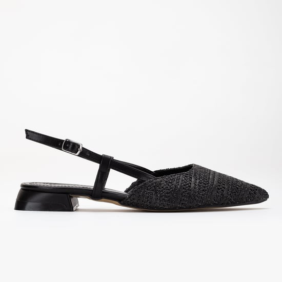 Riley Gewebt Slingback Flache Schuhe - Image 1
