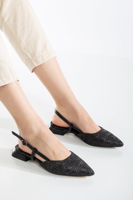 Riley Gewebt Slingback Flache Schuhe - Image 2