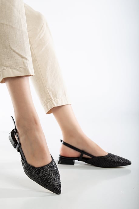Riley Gewebt Slingback Flache Schuhe - Image 5