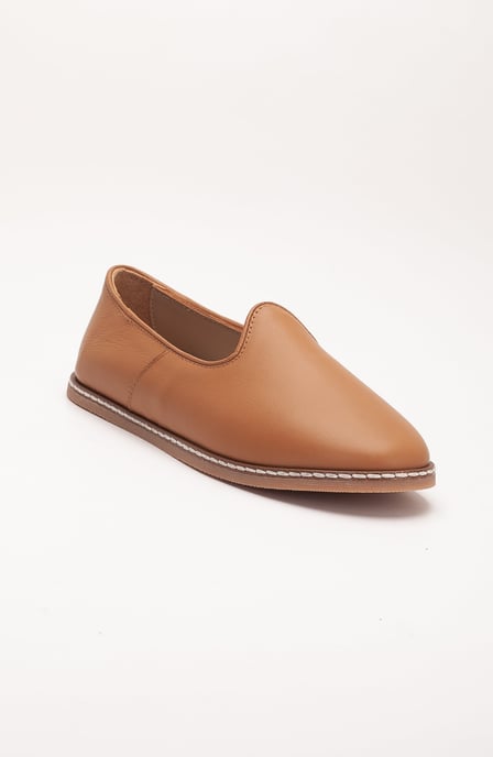 Dalya Leder Slip-On Flache Schuhe Damen - Image 1