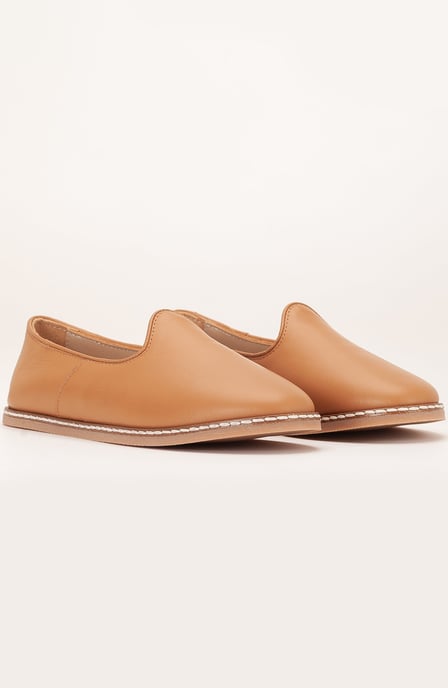 Dalya Leder Slip-On Flache Schuhe Damen - Image 3