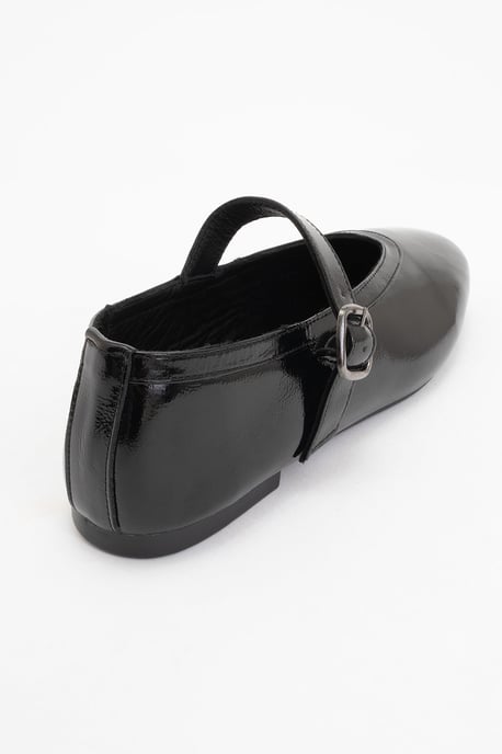 Matilda Leder Mary Jane Flache Schuhe - Image 3