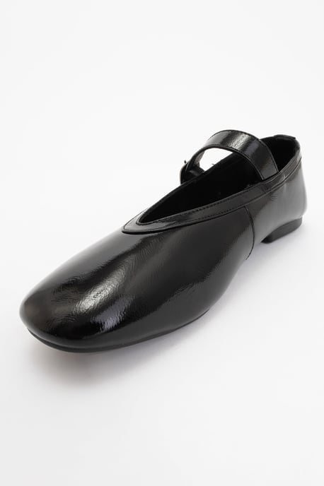 Matilda Leder Mary Jane Flache Schuhe - Image 4