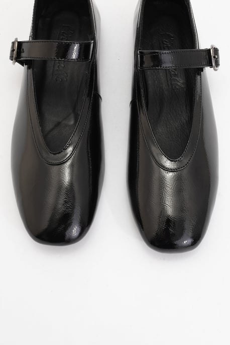 Matilda Leder Mary Jane Flache Schuhe - Image 5