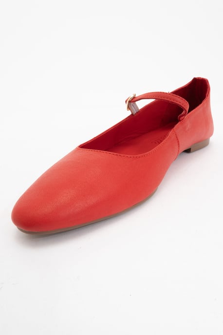 Lara Leder Mary Jane Flache Schuhe - Image 4