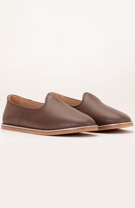 Dalya Leder Slip-On Flache Schuhe Damen - Image 3