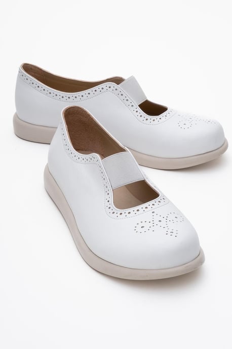 CHELLE Elastisch Leder Flach Damen - Image 2