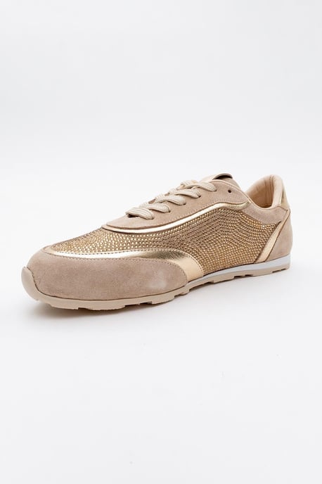 Bonia Strass Wildleder Turnschuhe Damen - Image 4
