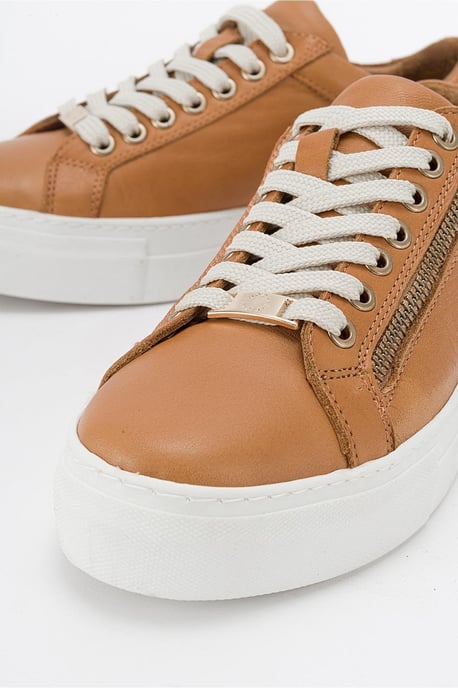 Beryl Leather Zip Turnschuh Women - Image 3