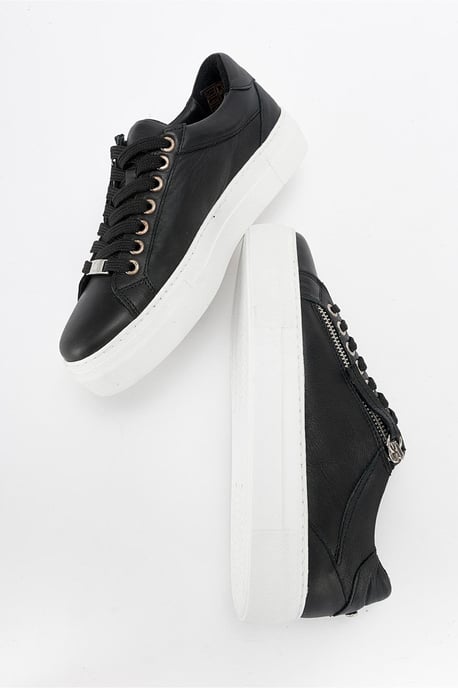 Beryl Leather Zip Turnschuh Women - Image 3