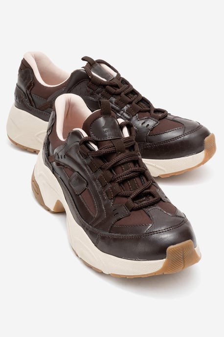 Bambi Bedruckte Mesh Turnschuhe Damen - Image 1