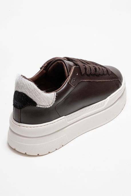 Anabel Leder Plateau Turnschuhe Damen - Image 5
