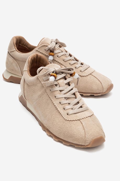 Brea Leder Verzierte Turnschuh Damen - Image 2