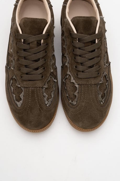 Shiva Suede Leather Turnschuhe Women - Image 3