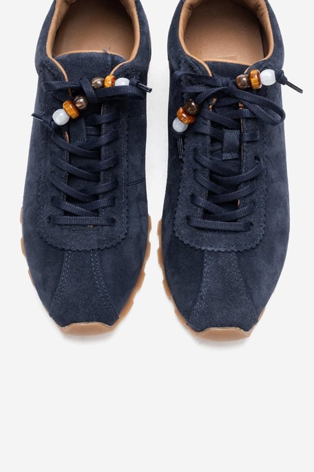 Brea Leder Verzierte Turnschuh Damen - Image 3