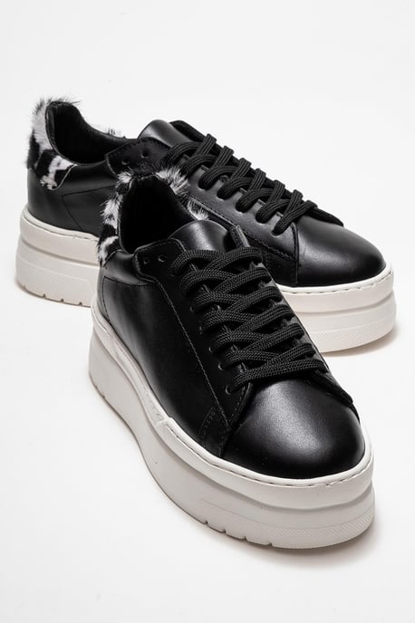 Anabel Leder Plateau Turnschuhe Damen - Image 2