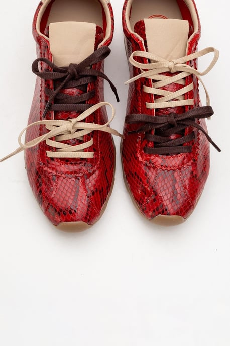 Crea Leder Turnschuhe Damen - Image 2