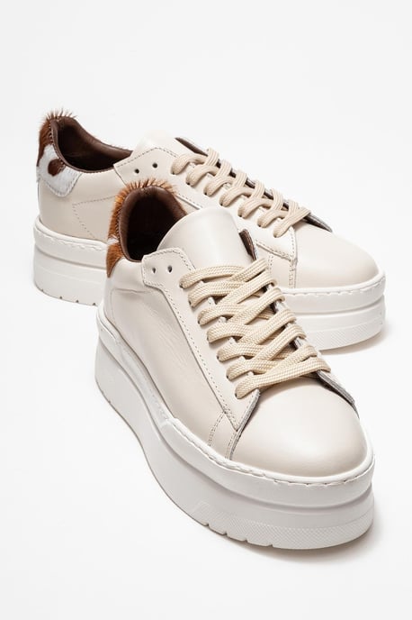 Anabel Leder Plateau Turnschuhe Damen - Image 2