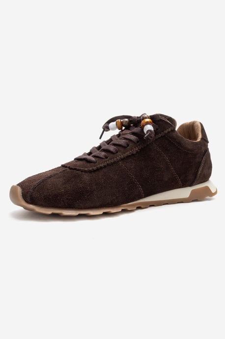 Brea Leder Verzierte Turnschuh Damen - Image 4