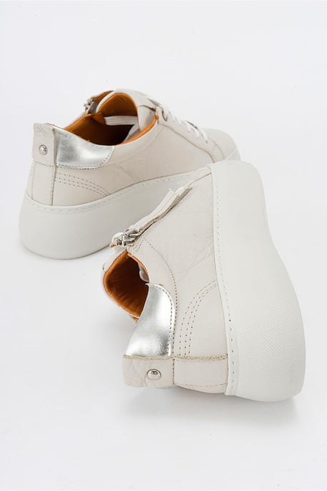 Allie Leather Zip Turnschuh Women - Image 4
