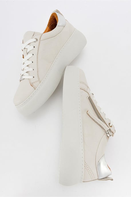 Allie Leather Zip Turnschuh Women - Image 5