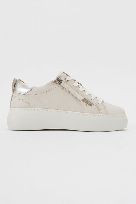 Allie Leather Zip Turnschuh Women - Image 6