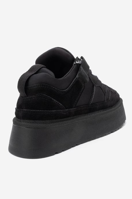 Riven Leder Plateau Turnschuh Damen - Image 5