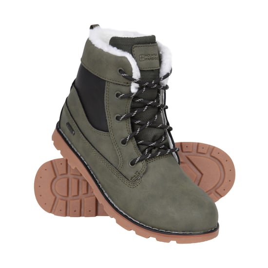 Mountain Warehouse - "Chestnut" Stiefel für Kinder, Teddyfleece, Wasserfest (Khakigrün) - Image 5