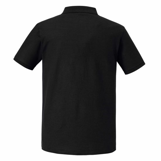 Russell - "Authentic Eco" Poloshirt für Herren (Schwarz) - Image 2