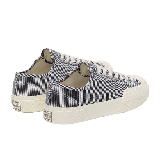 Superga - "2432 Works" gestreift Sneaker für Herren/Damen Unisex (Blau/Weiß) - Image 2