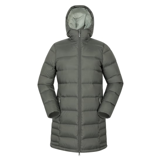 Mountain Warehouse - "Stratus Extreme" Daunenjacke für Damen, Packable, Lang (Khakigrün) - Image 1