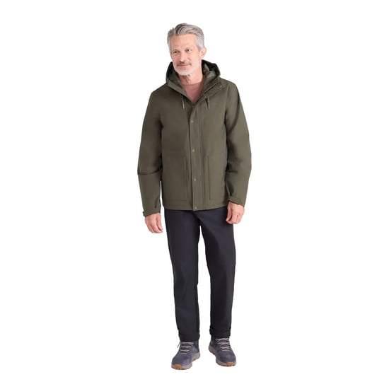Mountain Warehouse - "Oak" Jacke, wasserfest für Herren (Khakigrün) - Image 5