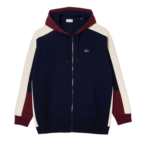 Lacoste - Kapuzenpullover für Herren, Durchgehender Reißverschluss (Marine) - Image 1